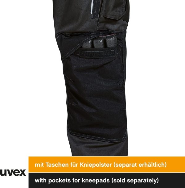 🔥 Engelbert Strauss Hose – Uvex Tune-up Herren-Arbeitshose lang - robuste Männer-Arbeitshosen mit Kniepolster-Taschen - 35% Baumwolle | – Bild 8