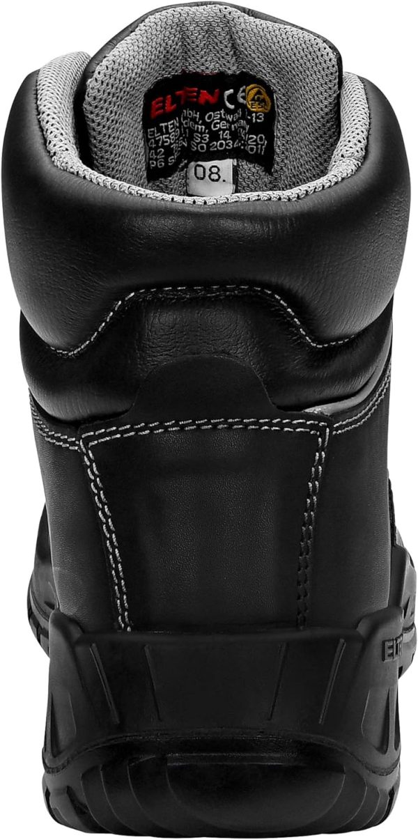 🔥 Arbeitsschuhe wasserdicht – ELTEN Sicherheitsschuhe Renzo XXW Mid ESD S3, Herren, Leicht, Schwarz, Stahlkappe Herren Sicherheitsschnürstiefel Renzo XXW Mid ESD S3 Größe 36 | – Bild 3