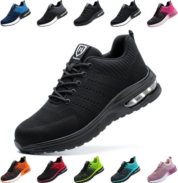 🔥 S3 Sicherheitsschuhe – Nasogetch Sicherheitsschuhe Damen Herren Stahlkappenschuhe Arbeitsschuhe Sportlich Atmungsaktiv |