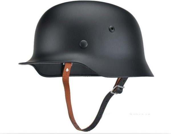 🔥 Schutzhelm mit Visier – WW2 Helm. Weltkrieg Deutscher Elite Wh Army M35 M1935 Stahlhelm Zweiter Weltkrieg Schutzhelm mit Lederfutter Stahlhelm | Koyheng – Bild 2