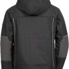 🔥 Winter-Arbeitskleidung – Nitras Winter-Softshelljacke Motion TEX Plus (Farbe: schwarz; Größe: XXL) | – Bild 2