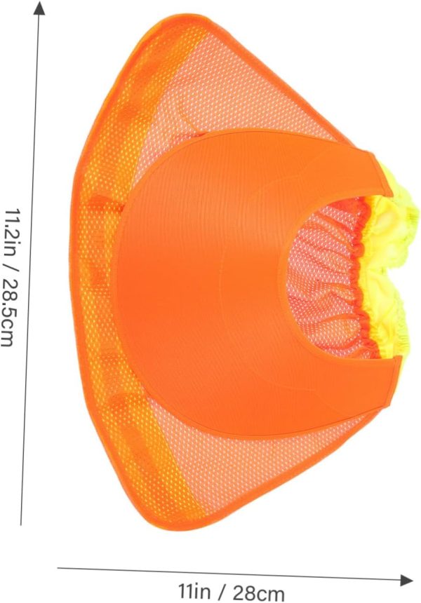 🔥 Schutzhelm mit Visier – HOMSFOU Sonnenschutz-Helmvorhang Schutzhelm mit Visier voller Krempe Gestalter Hutlicht Mützen Strohhut UV gesichtssonnenschutz gesichtssonnencreme Mesh-Sonnenblende BAU Hut Abdeckung Netz | HOMSFOU – Bild 2