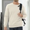 🔥 Winter-Arbeitskleidung – ANHATUIV Herren-Sweatshirt, lässig, Fleecepullover, dicker Rundhalsausschnitt, klassisch, warm, Winter-Sweatshirt, einfarbig, lässig, Arbeitskleidung, dick, flauschig, Sweatshirt, 2 Stück, 2 Stück, | – Bild 3