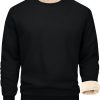 🔥 Winter-Arbeitskleidung – ANHATUIV Herren-Sweatshirt, lässig, Fleecepullover, dicker Rundhalsausschnitt, klassisch, warm, Winter-Sweatshirt, einfarbig, lässig, Arbeitskleidung, dick, flauschig, Sweatshirt, 2 Stück, 2 Stück, | – Bild 2