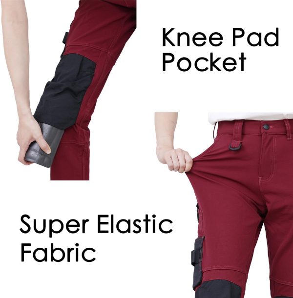 🔥 Engelbert Strauss Hose – WORK IDEA Damen Slim-Fit Stretch Arbeitshose mit Cordura-Kniepolstern: Strapazierfähige Eleganz für höchsten | – Bild 5