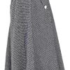 🔥 Winter-Arbeitskleidung – Damen Wolle Maxi Röcke Winter Hohe Taille Faltenrock Elegant Retro Gitter Rock Streetwear Party A-Linie Glockenrock | – Bild 3