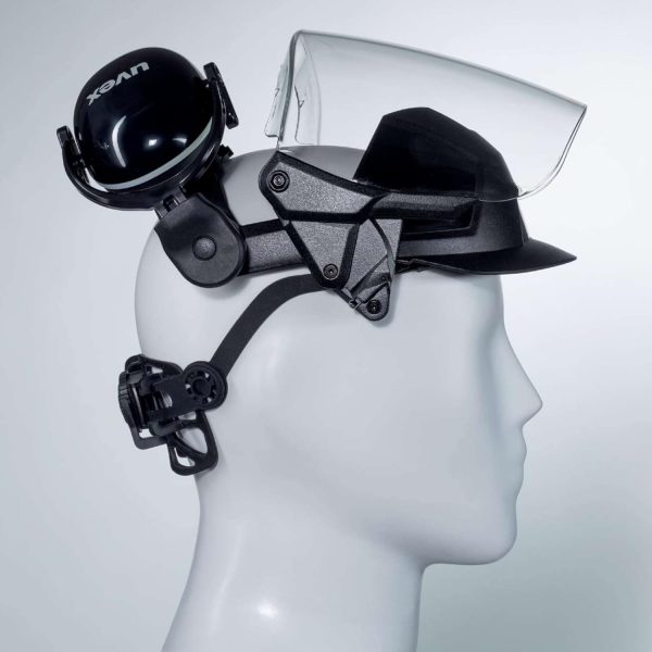 🔥 Schutzhelm mit Visier – Uvex 9715 9790212 Gesichtsschutz, Multicolor, Einheitsgröße | uvex – Bild 4