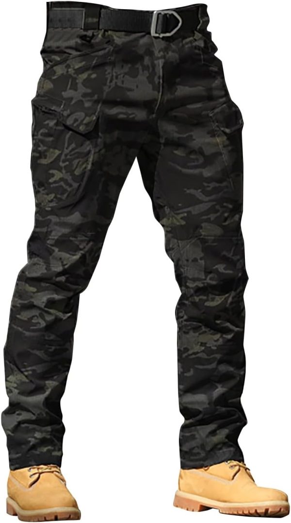 🔥 Winter-Arbeitskleidung – Herren Hose Chino Cargo Hose Freizeithose Baumwolle Sporthose Casual Jogginghose Elastische Taille mit Kordelzug Sweatpants Herren mit Taschen Winter Jogginghose Herren Stretch Hosen MäNner Elegant |