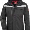 🔥 Winter-Arbeitskleidung – Nitras Winter-Softshelljacke Motion TEX Plus (Farbe: schwarz; Größe: XXL) |