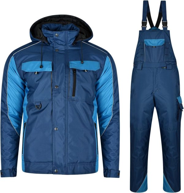 🔥 Winter-Arbeitskleidung – BWOLF Braver Arbeitsjacke Herren Winter Herren Winter Winddichte Winterjacke Arbeitsjacke Warme mit Kapuze Outdoor Jacken für Männer |