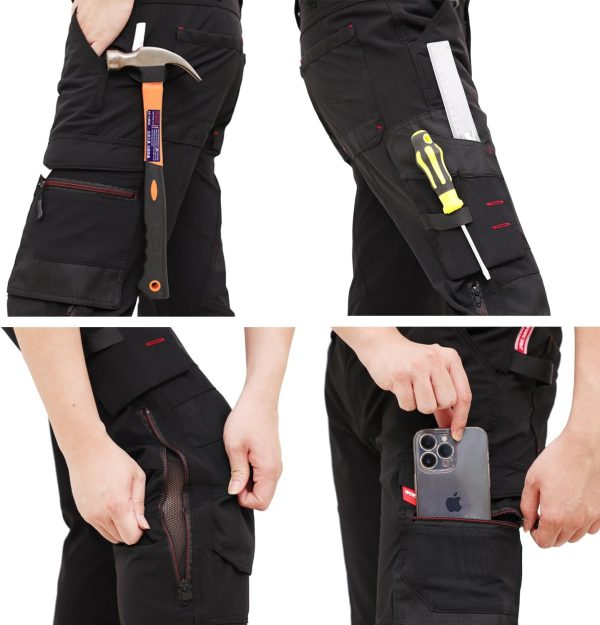 🔥 Engelbert Strauss Hose – WORK IDEA Herren Slim-Fit Stretch Arbeitshose mit Cordura-Kniepolstern: Strapazierfähige Eleganz für höchsten | – Bild 3