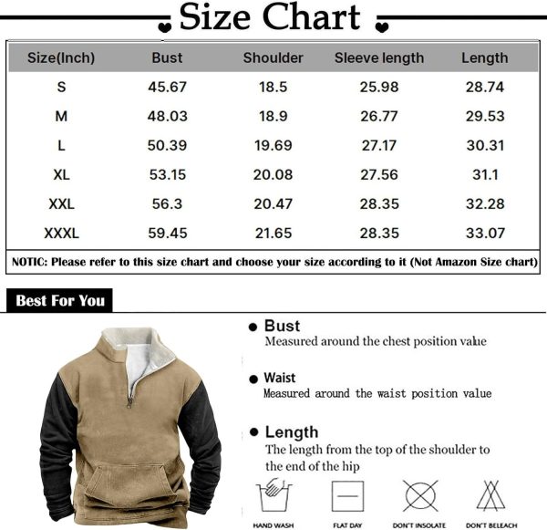 🔥 Winter-Arbeitskleidung – Generisch Herren Rollkragenpullover Zip Pullover Strickpullover Warm Langarmshirt Regular Fit Fleecepullover Sweatshirt mit Reißverschluss Winterpullover Turtleneck Sweater Pulli Arbeitspullover 2024 | – Bild 2