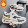 🔥 Winter-Arbeitskleidung – Herren Frühling und Herbst Winter Freizeitschuhe Plus Samt Warm Herren Arbeitskleidung Laufen Bergsteigen Wandern Sport Schneestiefel Herren Schneestiefel Größe 47 breit, grün, 40 2/3 EU | – Bild 4