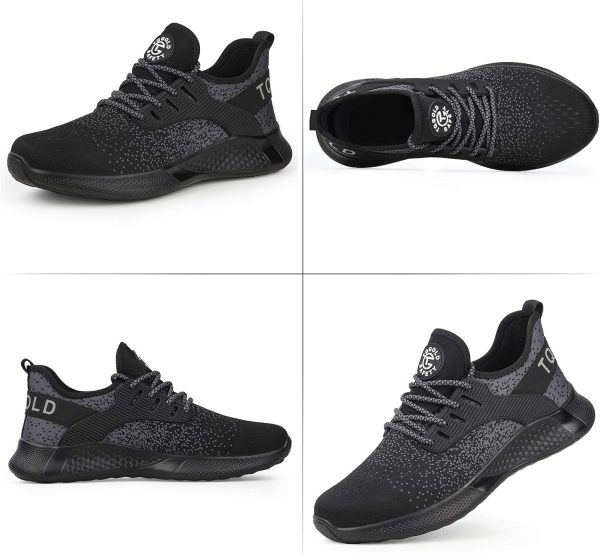 🔥 S3 Sicherheitsschuhe – AONETIGER Sicherheitsschuhe Herren Damen Leicht Arbeitsschuhe Stahlkappe Sportlich Schutzschuhe Atmungsaktiv rutschfest Schuhe Sneaker | – Bild 5