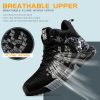 🔥 S3 Sicherheitsschuhe – COOU Arbeitsschuhe Hoch Leicht Herren Damen Sicherheitsschuhe rutschfest Stahlkappenschuhe Sportlich Sicherheitsstiefel Stahlkappe Arbeitsschutzschuhe 37-46 EU | – Bild 5