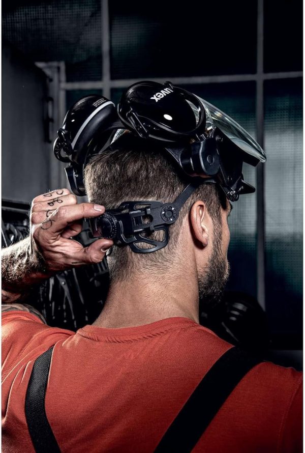 🔥 Schutzhelm mit Visier – Uvex 9715 9790212 Gesichtsschutz, Multicolor, Einheitsgröße | uvex – Bild 8