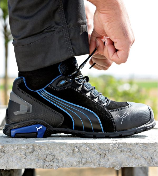 🔥 S3 Sicherheitsschuhe – PUMA SAFETY RIO BLACK LOW Herren Arbeitsschuh Sicherheitsschuh S3 SRC Aluminiumkappe Durchtrittschutz rutschfest Männer | – Bild 7