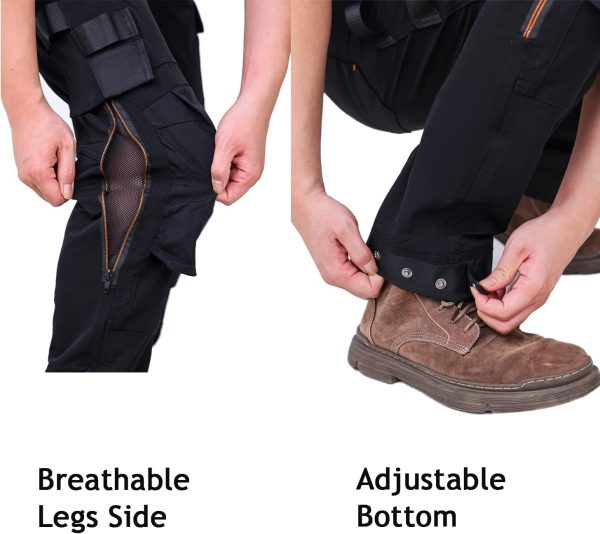 🔥 Engelbert Strauss Hose – WORK IDEA Herren Slim-Fit Stretch Arbeitshose mit Cordura-Kniepolstern: Strapazierfähige Eleganz für höchsten | – Bild 5
