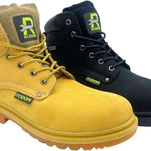 🔥 S3 Sicherheitsschuhe – RODOPI Airgee-Ranger S3 SRC Arbeitsschuhe für Herren und Damen Wildleder Gr.38-47 Sicherheitsschuhe durchtrittsicher EN ISO 20345:2011 rutschfeste Stahlkappenschuhe |