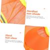 🔥 Schutzhelm mit Visier – HOMSFOU Sonnenschutz-Helmvorhang Schutzhelm mit Visier voller Krempe Gestalter Hutlicht Mützen Strohhut UV gesichtssonnenschutz gesichtssonnencreme Mesh-Sonnenblende BAU Hut Abdeckung Netz | HOMSFOU – Bild 6