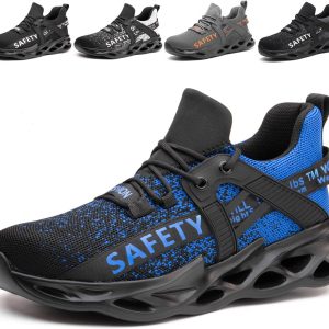 🔥 S3 Sicherheitsschuhe – PJZHJI Arbeitsschuhe Herren Leicht Sicherheitsschuhe Sportlich Stahlkappenschuhe Atmungsaktiv Arbeitsschutzschuhe Schutzschuhe mit Stahlkappen |