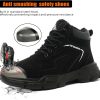 🔥 Arbeitsschuhe wasserdicht – SPSHOOS Winter Sicherheitsschuhe Herren Damen Hoch Arbeitsschuhe Warm Gefüttert Sicherheitsstiefel Wasserdicht Rutschfeste mit Stahlkappen | – Bild 4