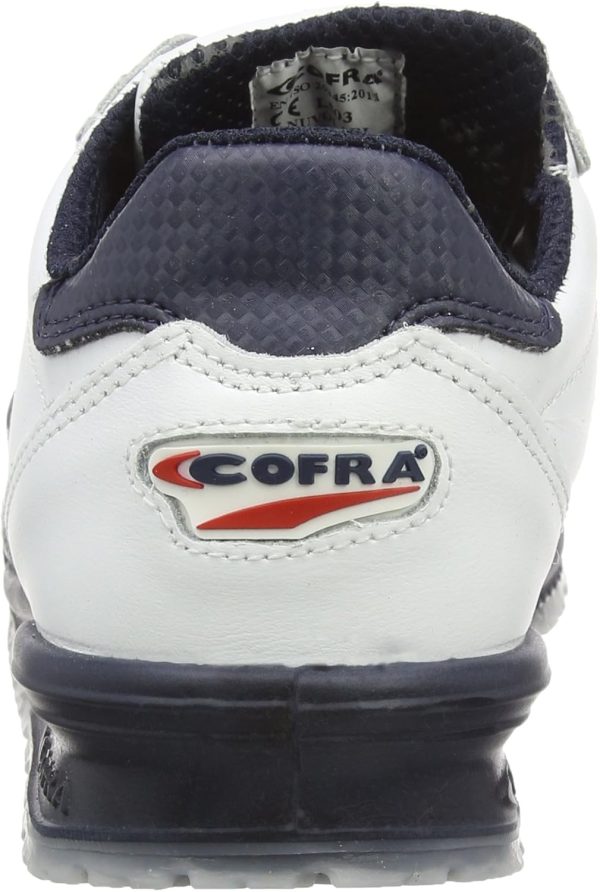 🔥 S3 Sicherheitsschuhe – Cofra S.r.l. Nuvolari Herren Cofra Sicherheitsschuhe Nuvolari Running S3 SRC sportliche Halbschuhe, weißes Leder Gr. 39 | – Bild 3