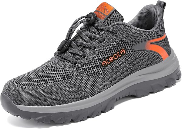 🔥 Arbeitsschuhe wasserdicht – Arbeitsschuhe Herren rutschfest Sicherheitsschuhe - Turnschuhe Sportlich Outdoor Schuhe Wasserdicht Trainingsschuhe Bequeme Leicht wasserdichte Arbeit Mit Stahlkappe | – Bild 5