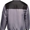 🔥 Winter-Arbeitskleidung – RODOPI Windyard Arbeitsjacke für Herren und Damen Pilotenjacke grau schwarz Bomberjacke Gr. S-3XL gefütterte Jacke mit flexiblem Bund an Armen und Hüfte | – Bild 5