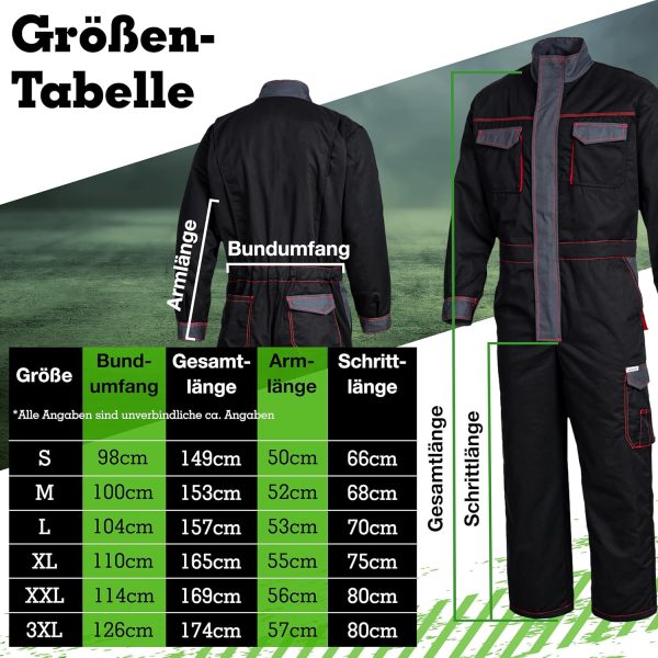 🔥 Winter-Arbeitskleidung – SAFETYTEX Winteroverall Overall Warm Winter gefüttert Arbeitsoverall Thermo Overall Arbeitskombi Rallyoverall Schutzanzug | – Bild 5
