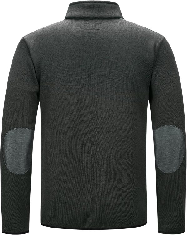 🔥 Winter-Arbeitskleidung – Scheibler Herren Troyer Arbeitspullover mit 1/4 Reißverschluss Winter Warm Stickpullover mit Stehkragen Stricktroyer für Männer Sweatshirt Ohne Kapuze | – Bild 6