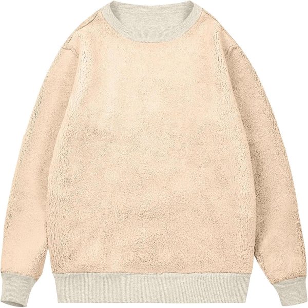 🔥 Winter-Arbeitskleidung – ANHATUIV Herren-Sweatshirt, lässig, Fleecepullover, dicker Rundhalsausschnitt, klassisch, warm, Winter-Sweatshirt, einfarbig, lässig, Arbeitskleidung, dick, flauschig, Sweatshirt, 2 Stück, 2 Stück, | – Bild 4