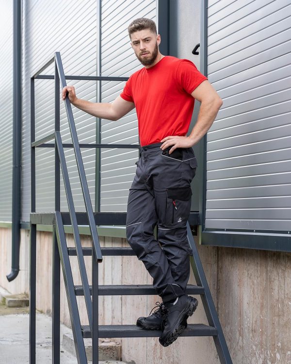 🔥 Engelbert Strauss Hose – BWOLF Daytona Arbeitshosen Männer Stretch Arbeitshose Herren Arbeitshosen Cargo Arbeitskleidung Männer mit vielen Taschen | – Bild 5