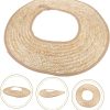 🔥 Schutzhelm mit Visier – WRITWAA Helmvorhang Sonnenschutz außen Sonnenschutz für den Strand Sonnenstrohhut Schutzhelm-Krempenschutz Jethelm sonnenschirme Schutzhelm Sonnenschutz mit voller Krempe Hut abdecken | – Bild 8