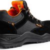 🔥 Arbeitsschuhe wasserdicht – BLACK HAMMER Sicherheitsschuhe Herren leicht Kunststoffkappe und Kevlar-Zwischensohle Arbeitsschuhe knöchelhoch Sicherheitsstiefel Wanderschuhe S1P SRC 1557 | – Bild 5