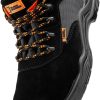 🔥 Arbeitsschuhe wasserdicht – BLACK HAMMER Sicherheitsschuhe Herren leicht Kunststoffkappe und Kevlar-Zwischensohle Arbeitsschuhe knöchelhoch Sicherheitsstiefel Wanderschuhe S1P SRC 1557 |