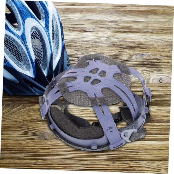 🔥 Schutzhelm mit Visier – Yardwe Helmfutter Sicherheitshelm Zubehör Helm Innenausstattung Leichtes Helm Futter Helm Ersatzteile Huthalter für die Wand Schutzhelm mit Visier voller Krempe Haubenhutze Plastik Grey | Yardwe – Bild 4