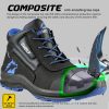 🔥 Arbeitsschuhe wasserdicht – BWOLF Spire Arbeitsschuhe Herren S3 High Sicherheitsschuhe Herren S3 wasserdicht, ölbeständig, rutschhemmend 4x4 Grip Tech, Ergo Sohlen | – Bild 2