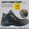 🔥 Arbeitsschuhe wasserdicht – BWOLF Spire Arbeitsschuhe Herren S3 High Sicherheitsschuhe Herren S3 wasserdicht, ölbeständig, rutschhemmend 4x4 Grip Tech, Ergo Sohlen | – Bild 3