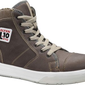 🔥 S3 Sicherheitsschuhe – ELTEN Sicherheitsschuhe EMOTION ESD S3, Herren, Leder, Stahlkappe, leicht, sportlich, Braun, Größe: 45 |