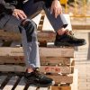 🔥 Arbeitsschuhe wasserdicht – BLACK HAMMER Sicherheitsschuhe Herren leicht Kunststoffkappe und Kevlar-Zwischensohle Arbeitsschuhe knöchelhoch Sicherheitsstiefel Wanderschuhe S1P SRC 1557 | – Bild 2