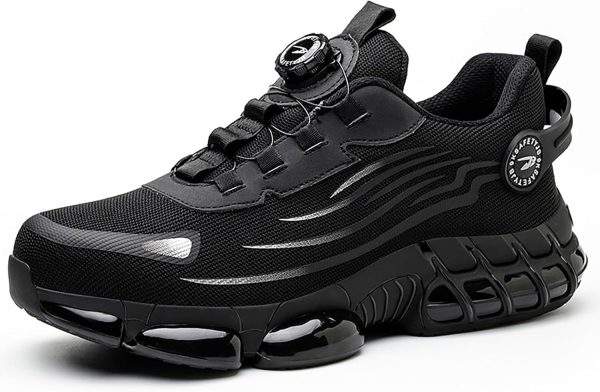 🔥 S3 Sicherheitsschuhe – MIEHUIAI Arbeitsschuhe Herren Damen Sicherheitsschuhe Leicht Sportlich Stahlkappenschuhe rutschfest Luftkissen Atmungsaktiv Schutzschuhe Industrie Schuhe |