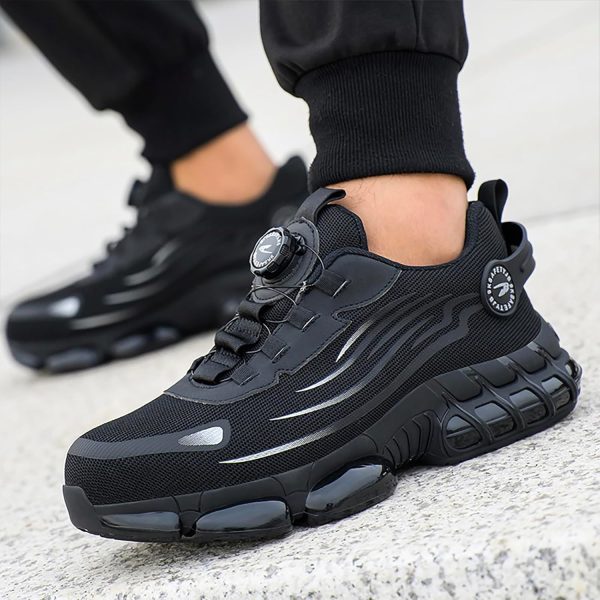 🔥 S3 Sicherheitsschuhe – MIEHUIAI Arbeitsschuhe Herren Damen Sicherheitsschuhe Leicht Sportlich Stahlkappenschuhe rutschfest Luftkissen Atmungsaktiv Schutzschuhe Industrie Schuhe | – Bild 6