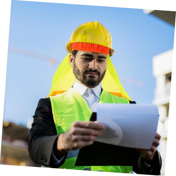 🔥 Schutzhelm mit Visier – OSALADI 4 Stück Schild Mit Voller Krempe Nackenkühler Breiter Krempe Sonnenhut Frauen Helm Sonne Windschutzscheibe Visier Sonnenhüte Sonnenschutzhut Schutzhelm Nackenschutz Uv | OSALADI – Bild 5