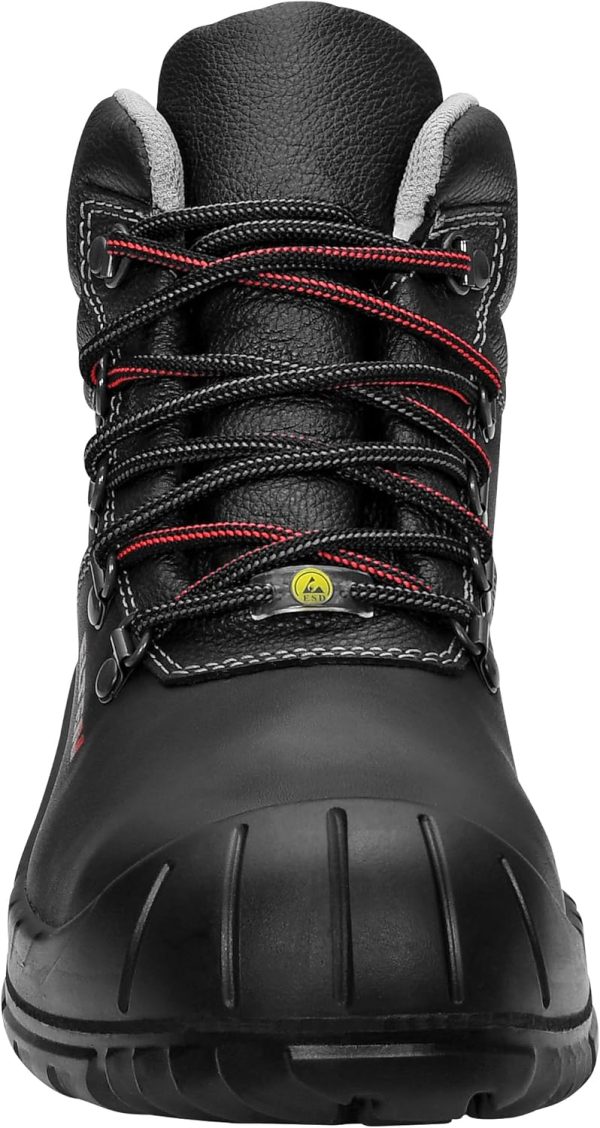 🔥 Arbeitsschuhe wasserdicht – ELTEN Men's Elten Sicherheitsschuhe Renzo Gtx Mid Esd S3, Herren, Leicht, Schwarz, Stahlkappe, Kälteisolierung, Gore-tex, Wasserdicht, AtmungsaktivGTX ESD S3 Safety Boot | – Bild 4