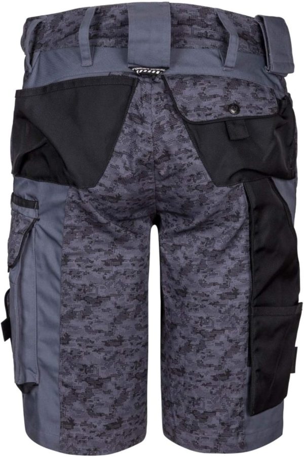 🔥 Engelbert Strauss Hose – Strauss Engelbert e.s. Motion Shorts Pixel 2020 - Arbeitsshorts - Herren - Sommer - Bundhose - Mehrfachtaschen | – Bild 3