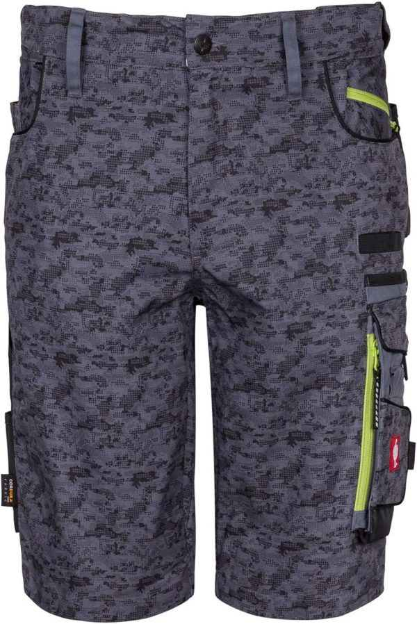 🔥 Engelbert Strauss Hose – Strauss Engelbert e.s. Motion Shorts Pixel 2020 - Arbeitsshorts - Herren - Sommer - Bundhose - Mehrfachtaschen |